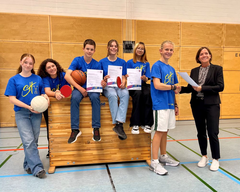 Verstärkung für das Team der Sporthelfer*innen